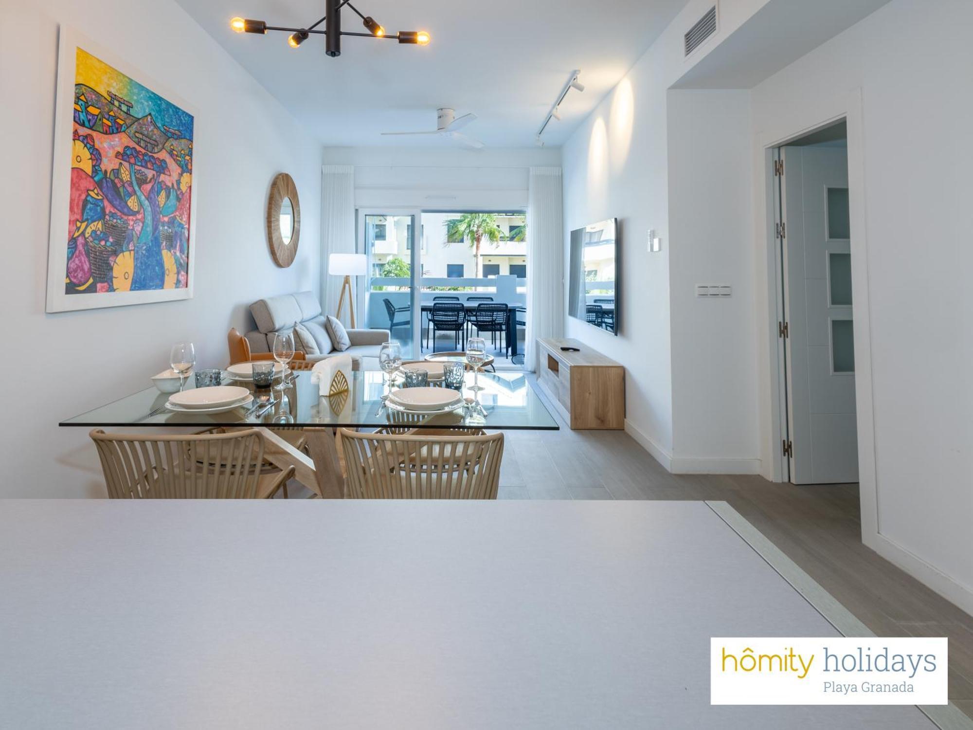 Homity Holidays - Playa Granada - Marina Golf Motril Exteriör bild